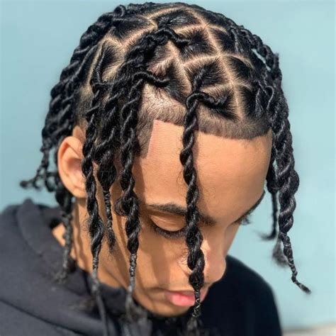 hair twist men|men with straight hair twists.